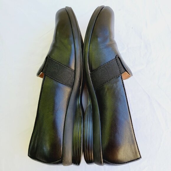 Dansko Women's Addy Black Leather Slip On Shoe - 38 (US 7.5/8) - Picture 6 of 10